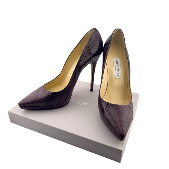 Jimmy Choo | Shoes | Stunning Original Jimmy Choo Python High Heeled ...